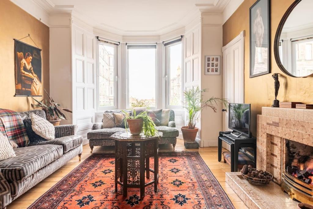 Holyrood Park: Lush & Arty 2 Double Bed Flat Edimburgo Exterior foto